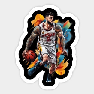 Basketball Player Sticker
